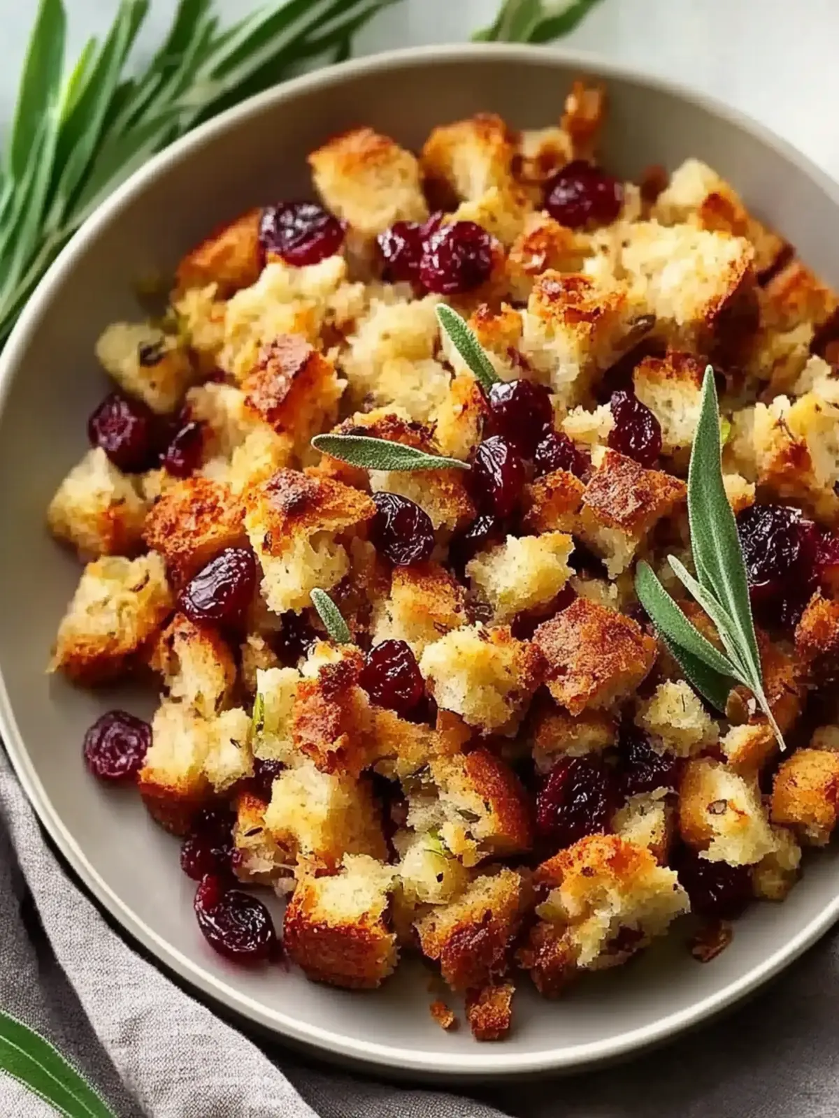 Traditional Cranberry Stuffing