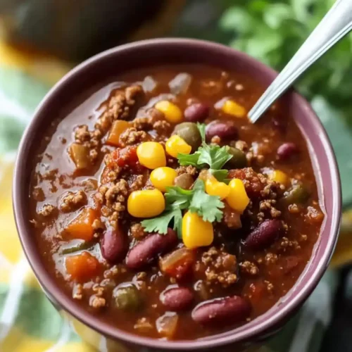 Three Bean Beef Chili
