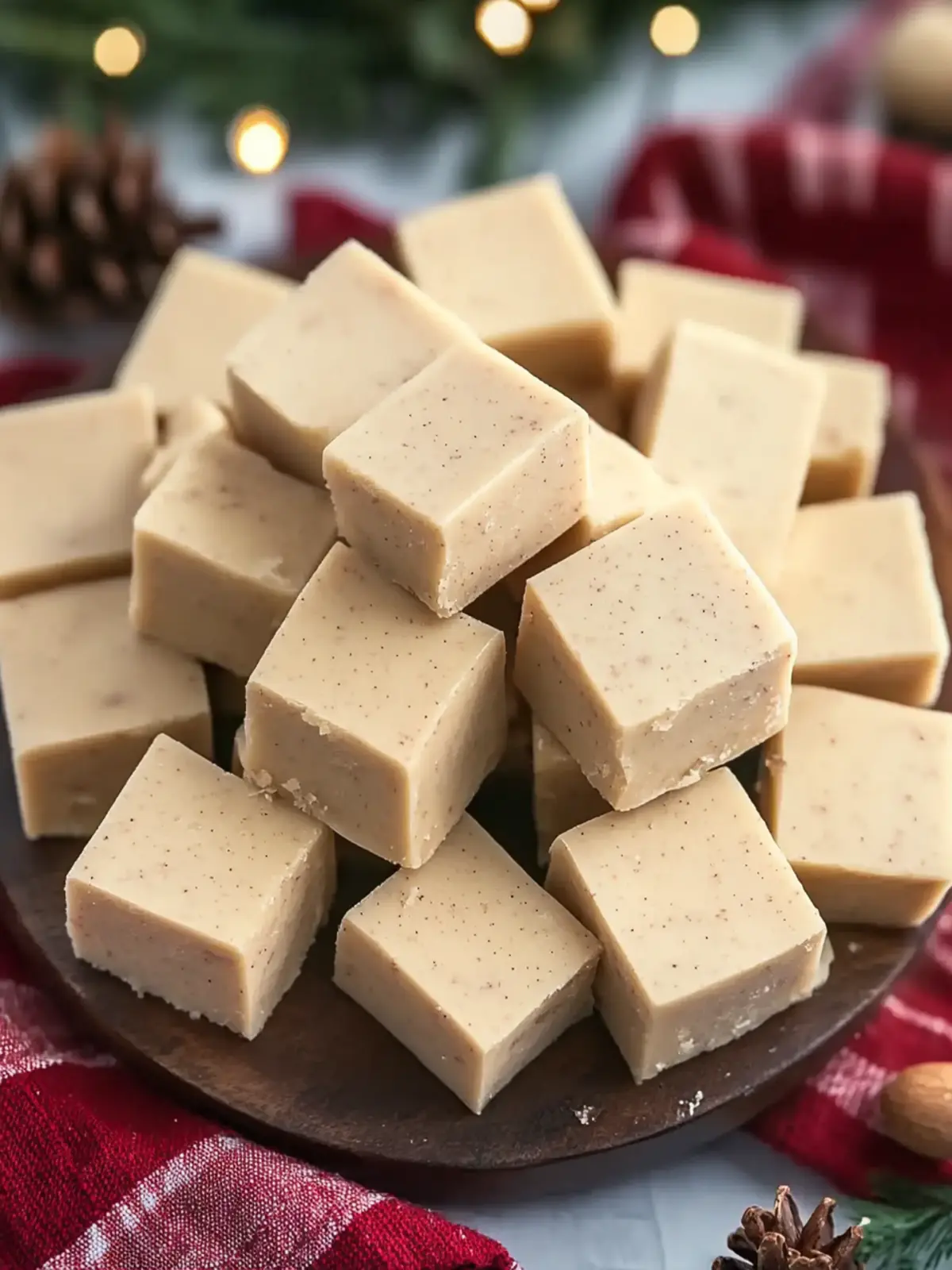 Eggnog Fudge