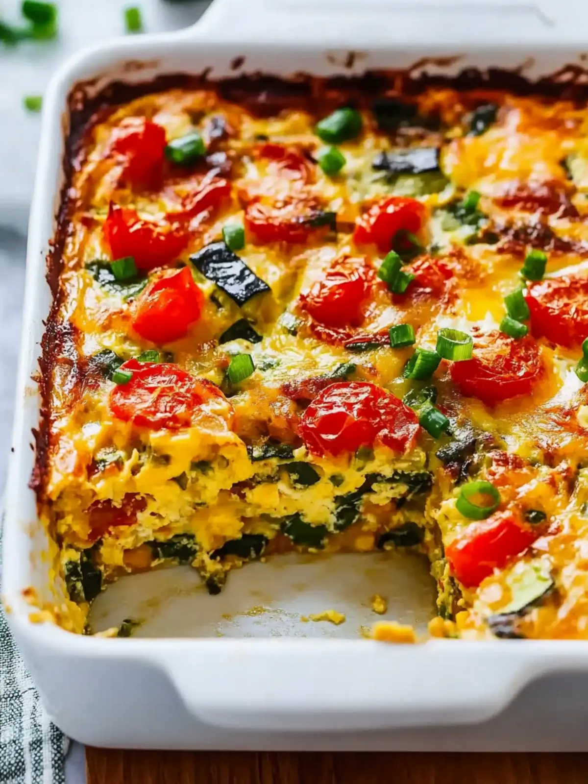 Vegetarian Veggie Egg Casserole