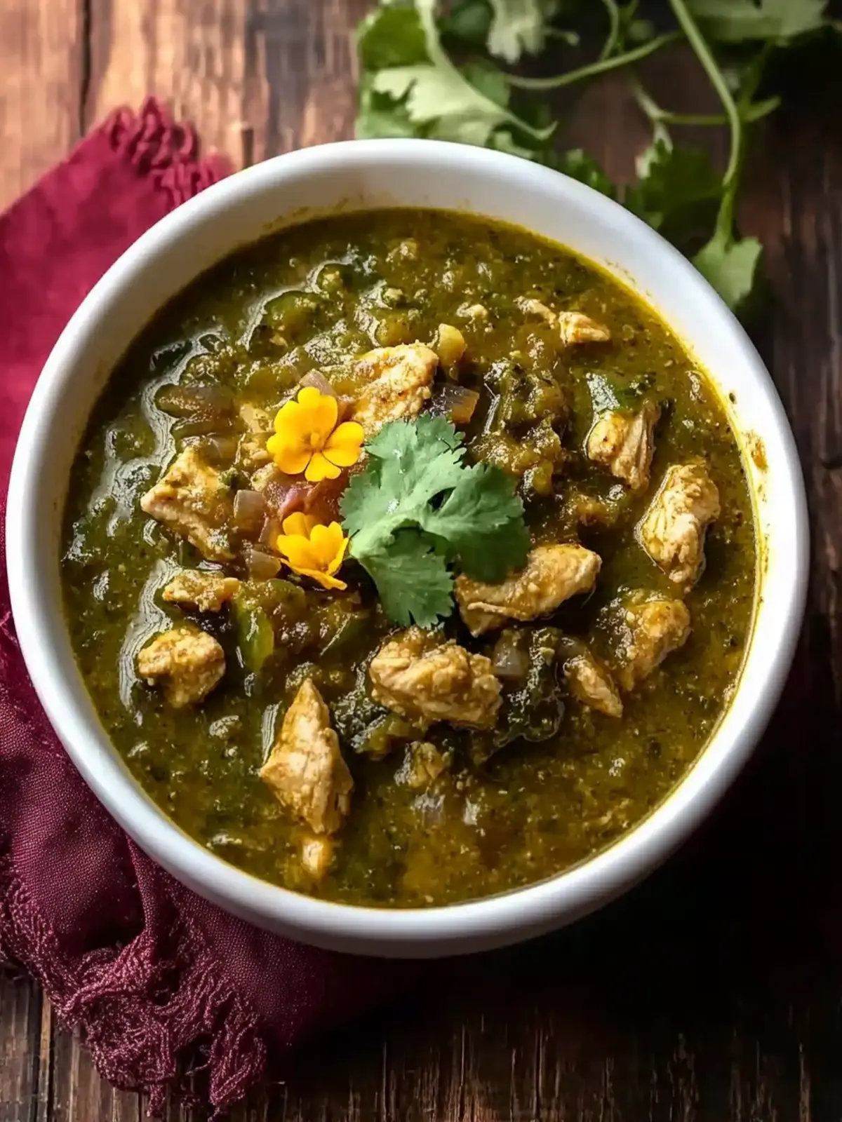 Simple Turkey Chili Verde