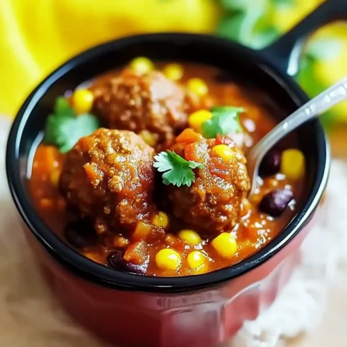Slow Cooker Chili Meatballs
