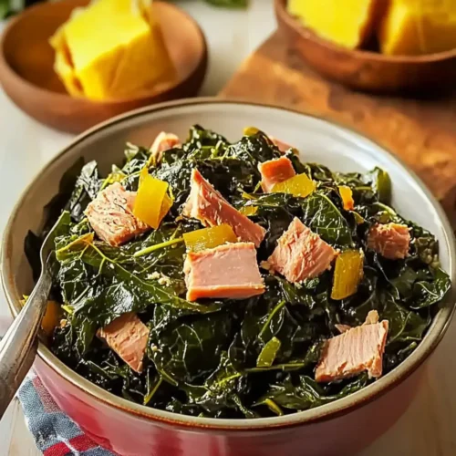 Spicy Collard Greens with Smoked Turkey