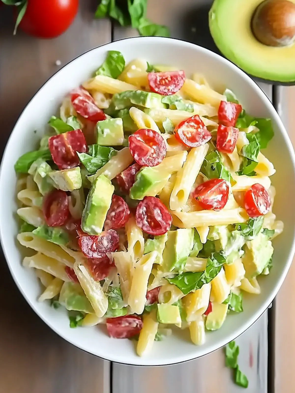 avocado pasta salad