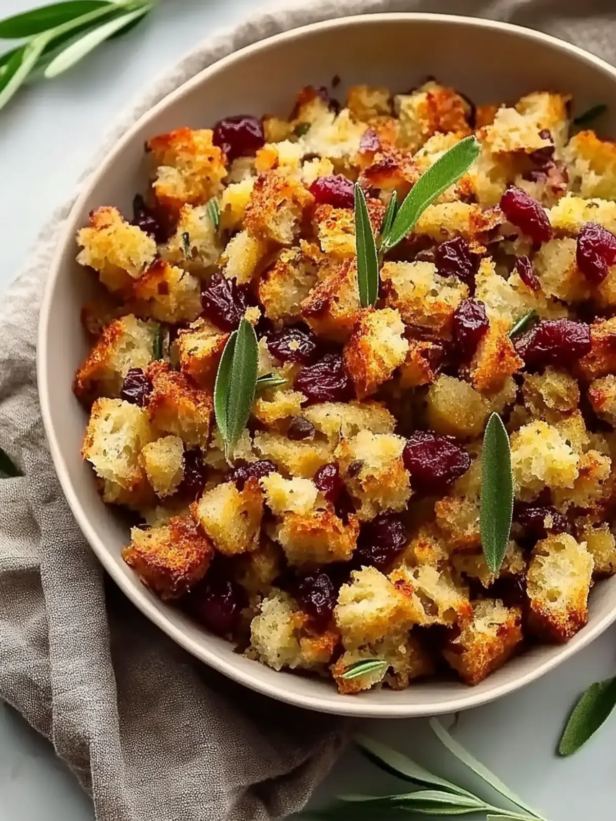 Traditional Cranberry Stuffing