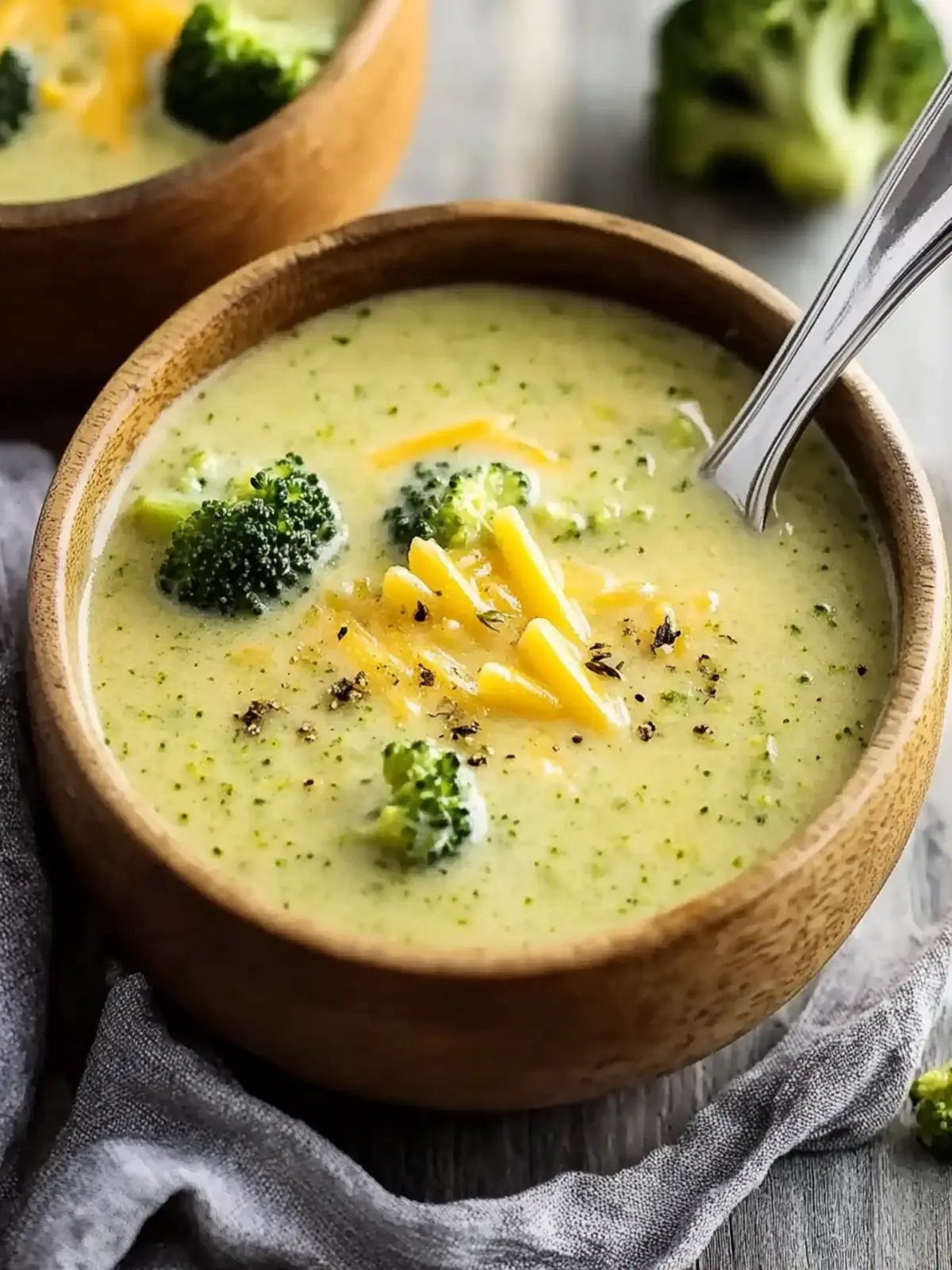 Instant Pot Broccoli Cheddar Zucchini Soup