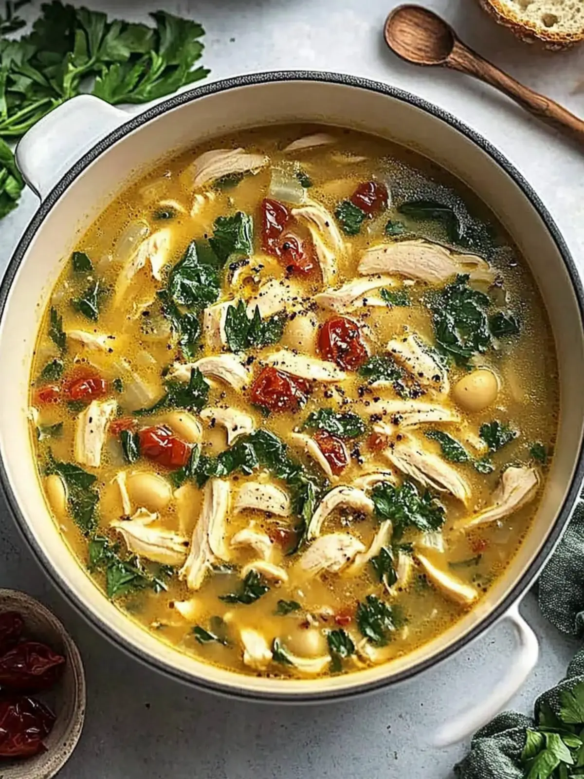 Homemade Gluten Free Marry Me Chicken Soup