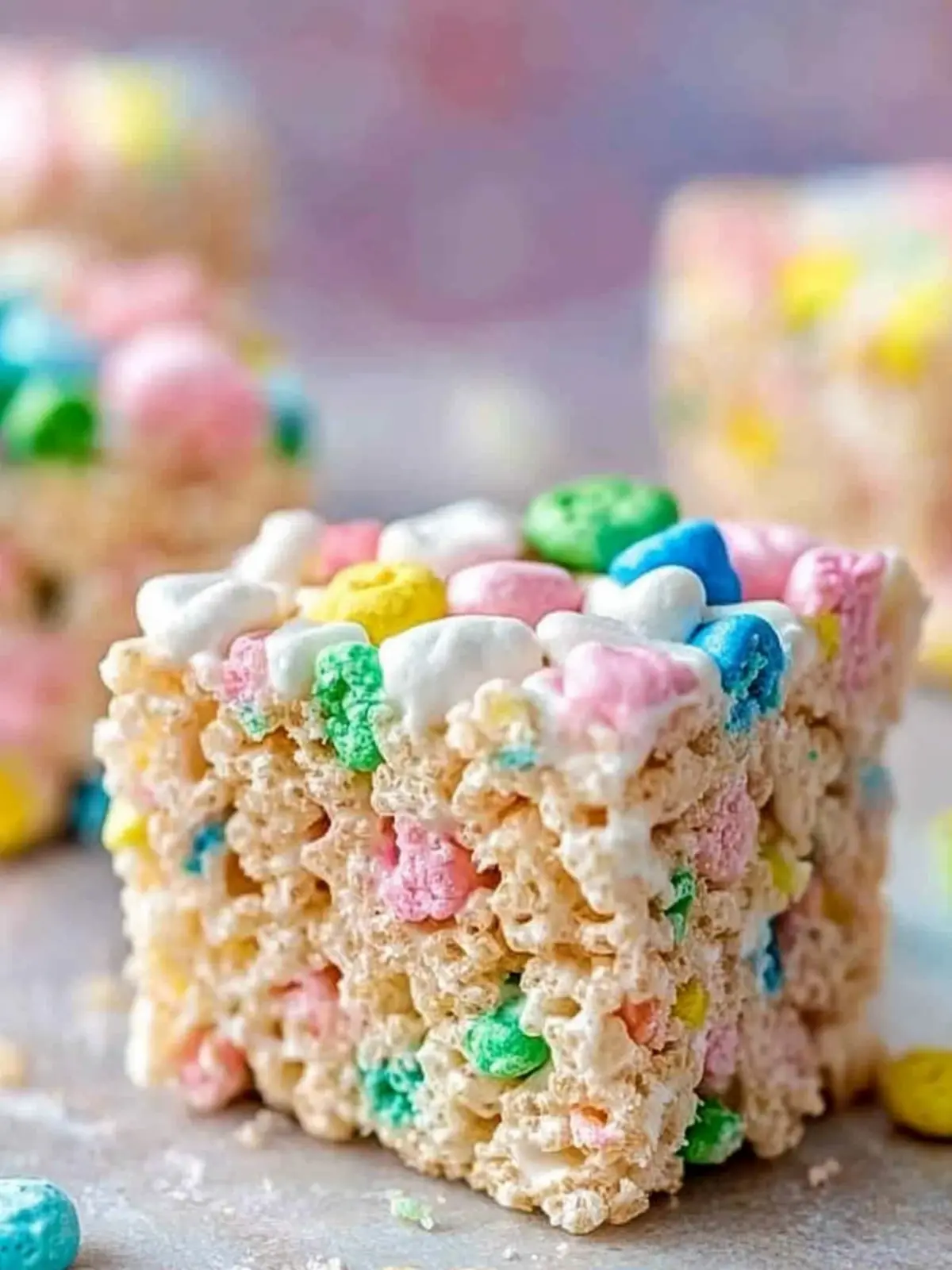 lucky charms rice crispy treats