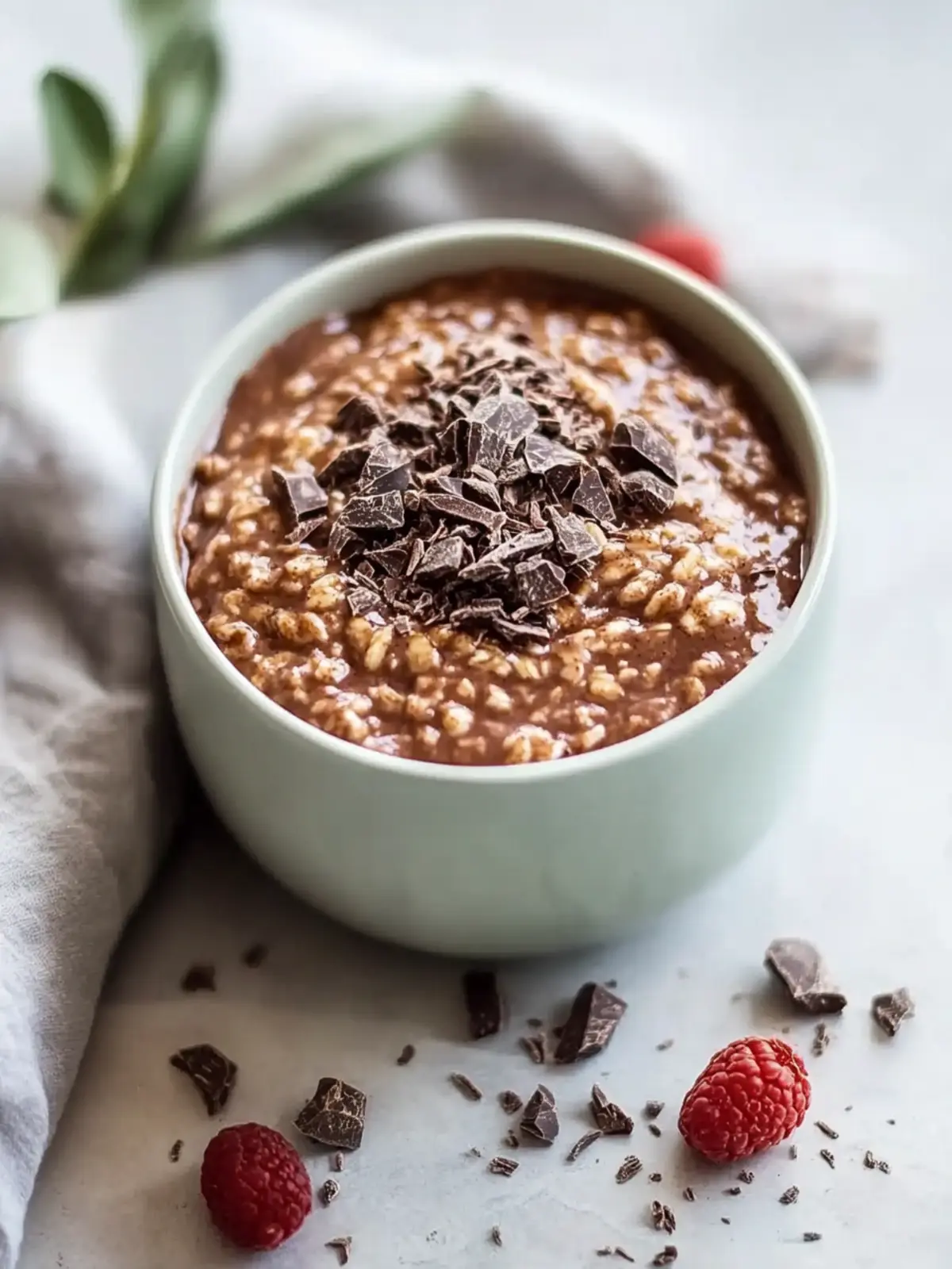 Gluten-Free High Protein Chocolate Overnight Oats
