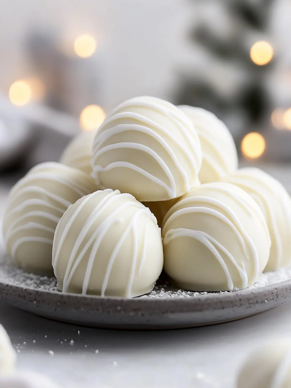 Smooth White Chocolate Truffles