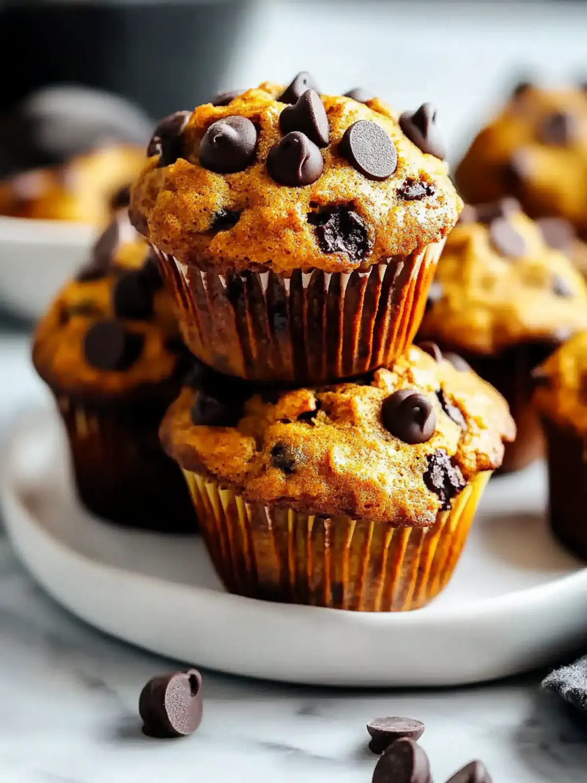 chocolate chip muffins