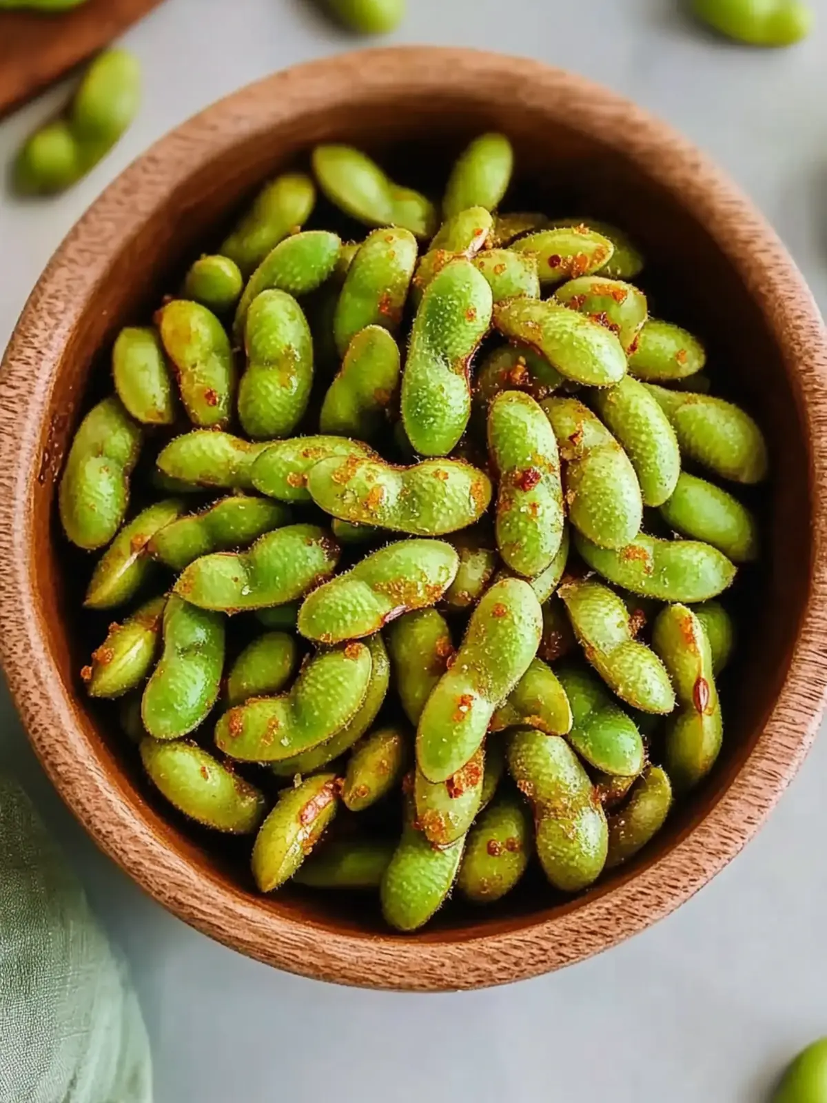 Crunchy Air Fryer Roasted Edamame