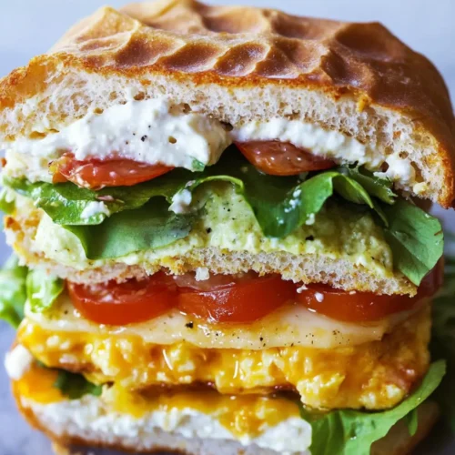 Mediterranean Breakfast Sandwich
