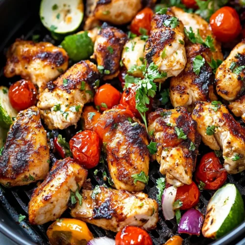 Air Fryer Chicken Recipe with Vegetable