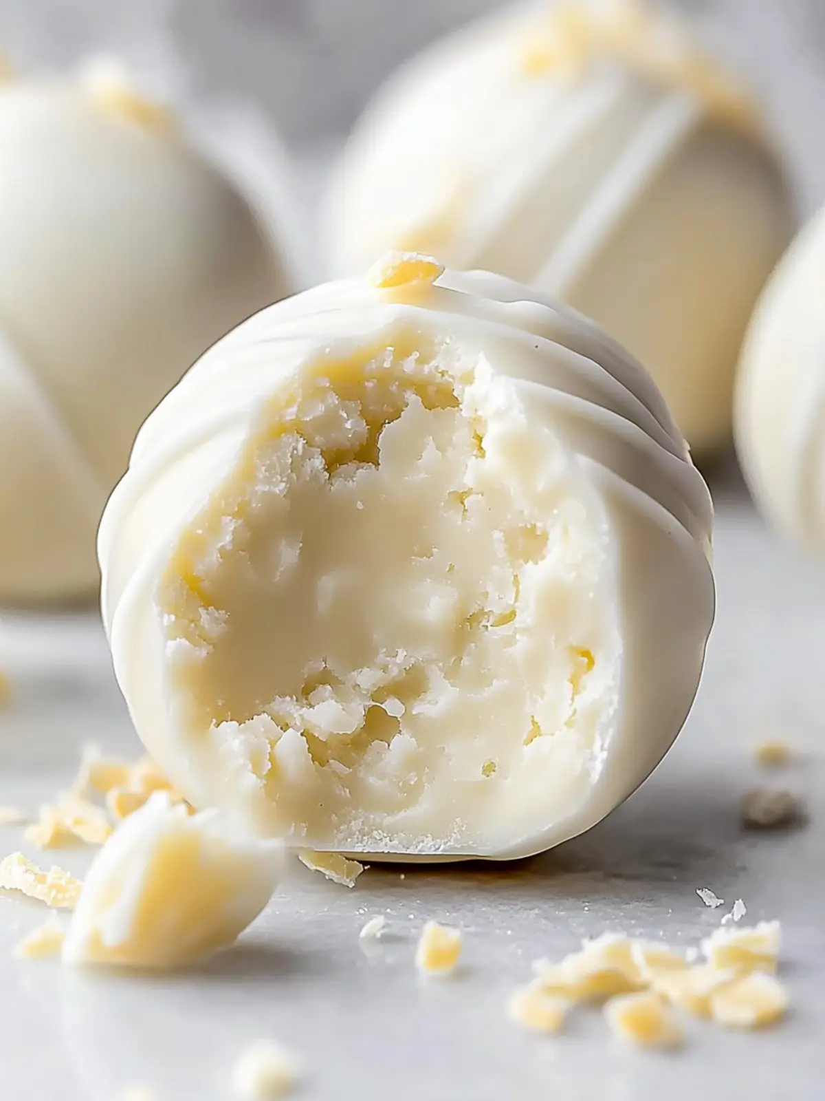 Smooth White Chocolate Truffles