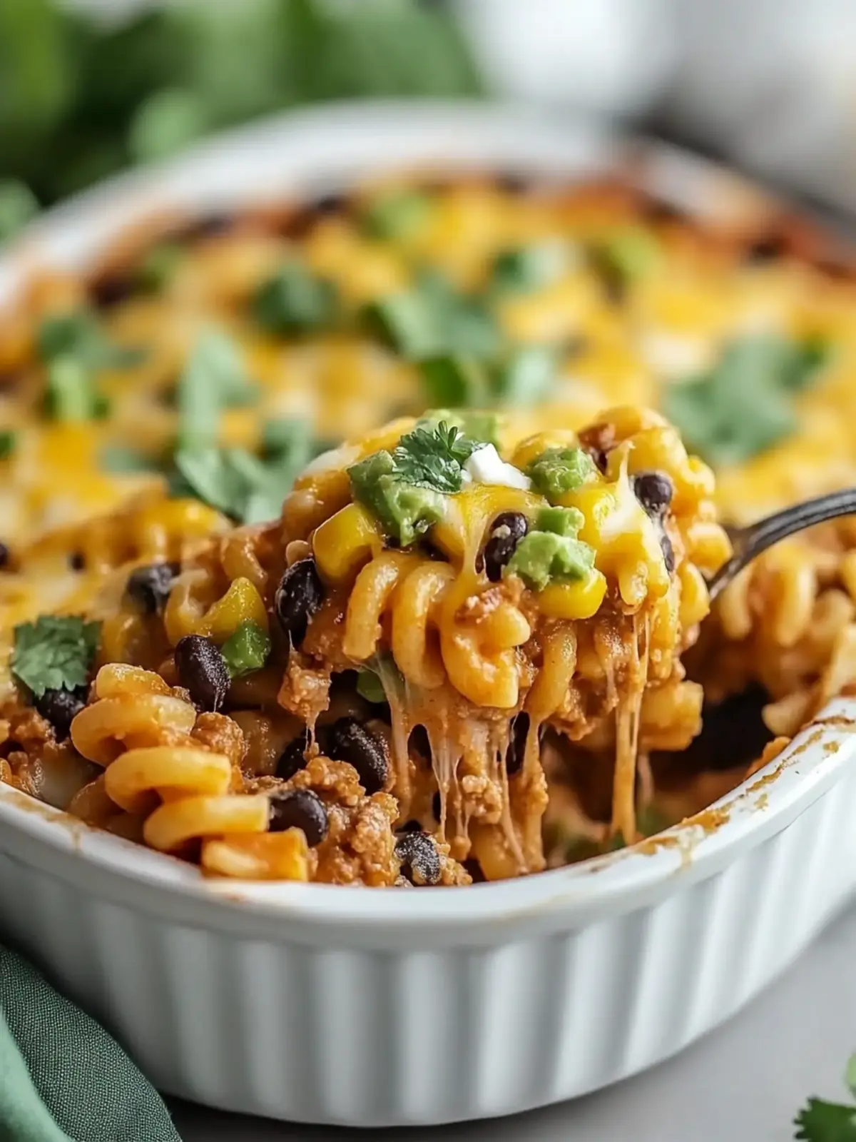 Loaded Taco Pasta Bake