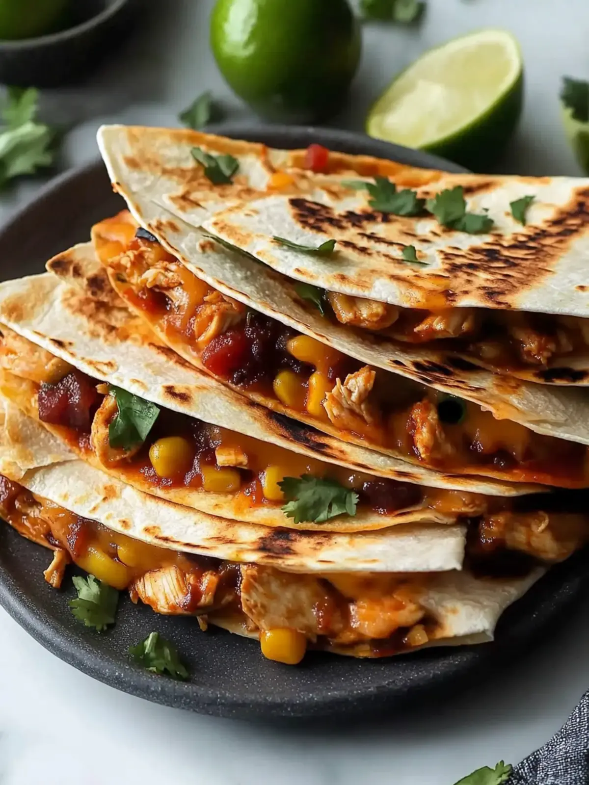 BBQ Chicken Quesadillas