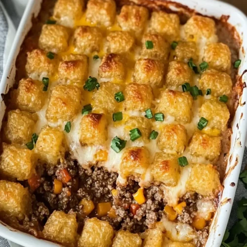 tator tot casserole with ground beef