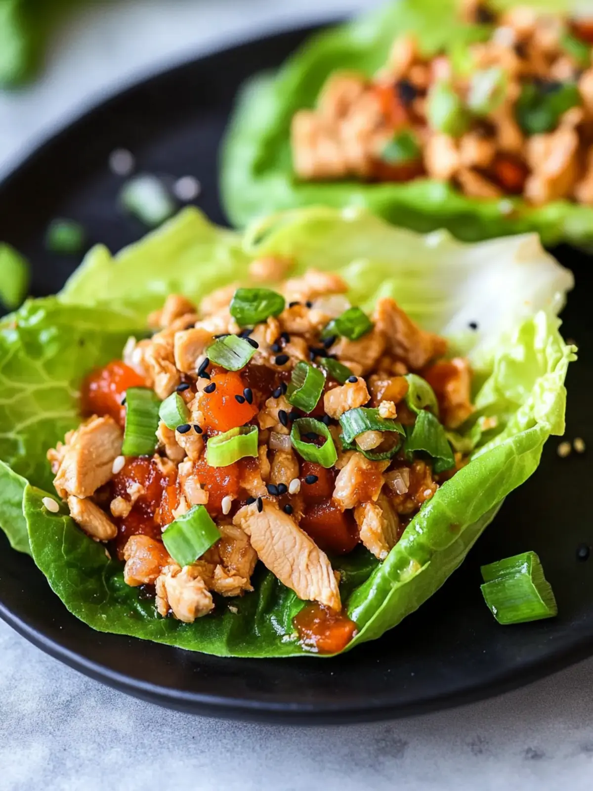 asian chicken lettuce wraps
