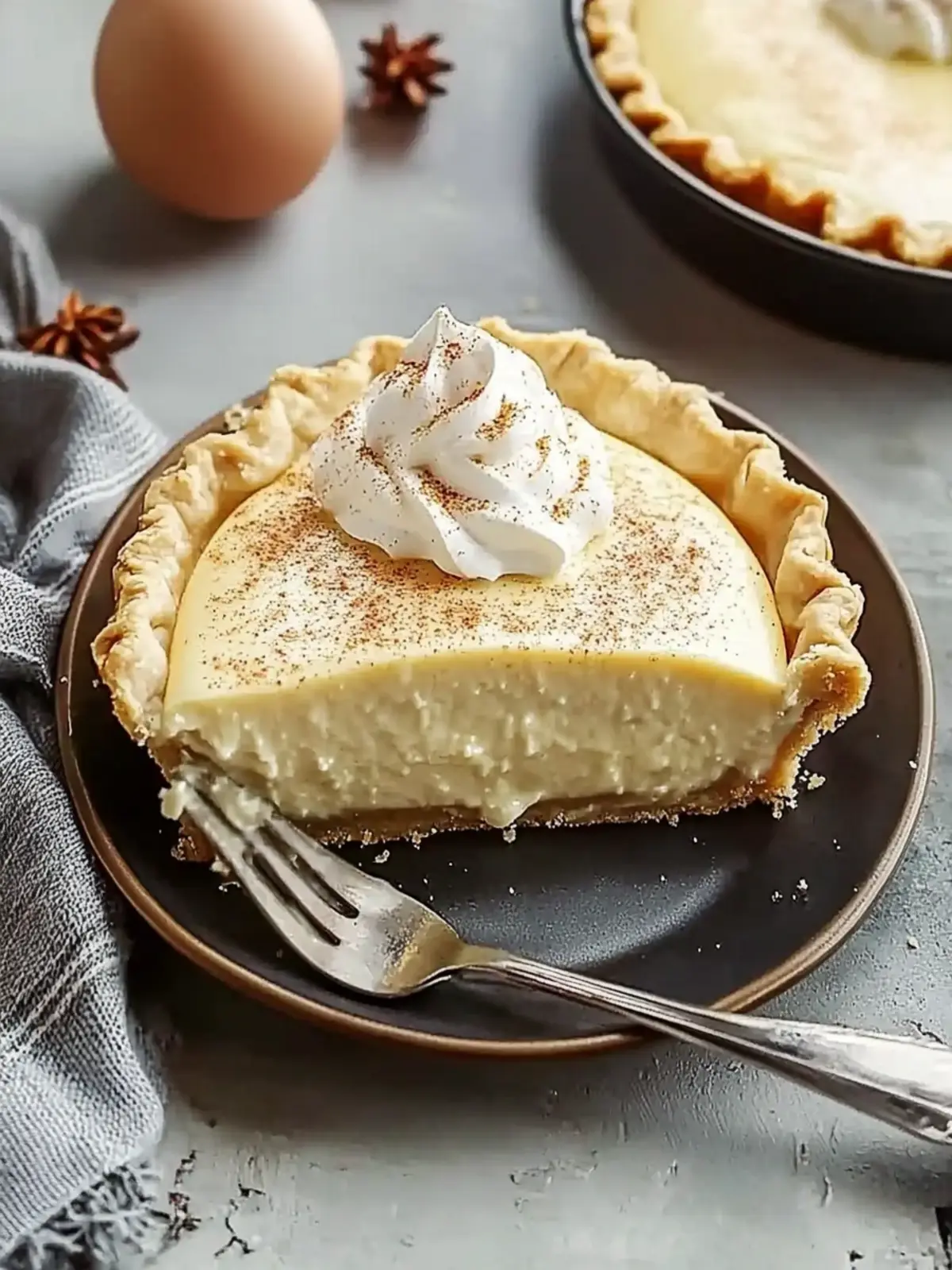 Best Eggnog Pie