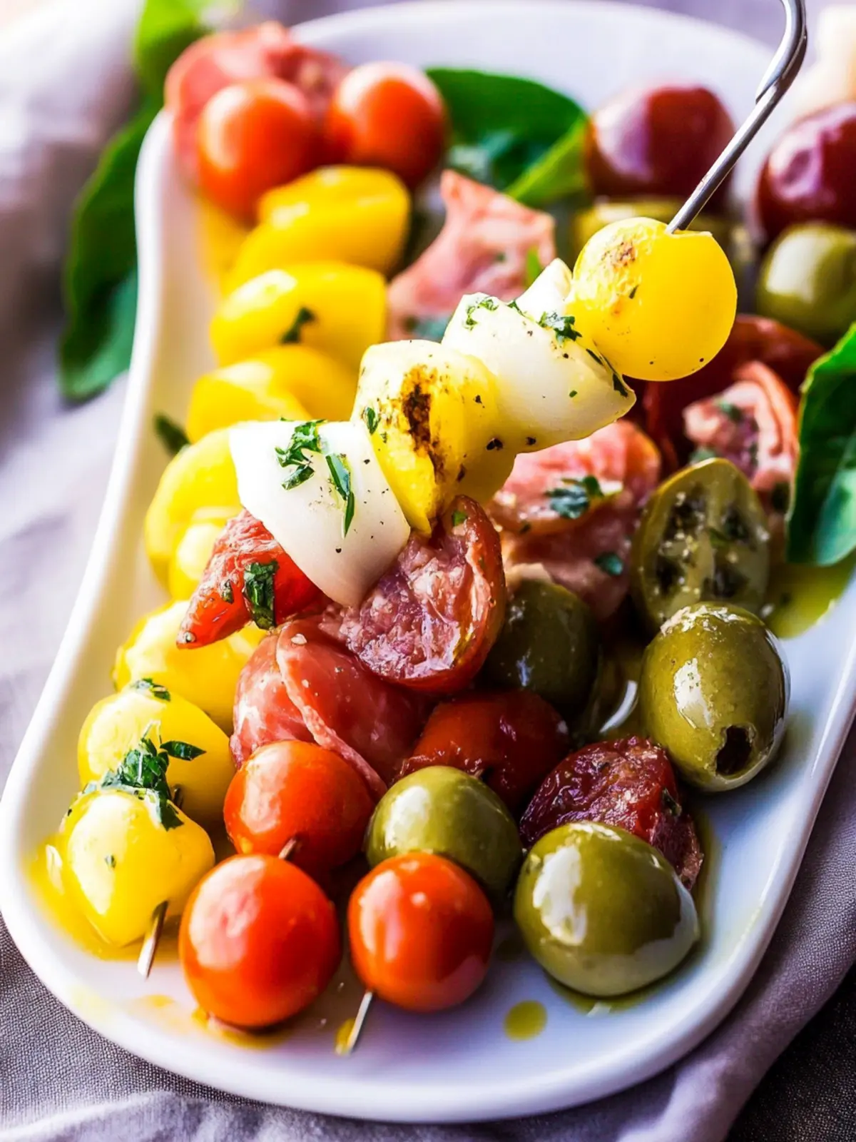 Antipasto Skewers recipe