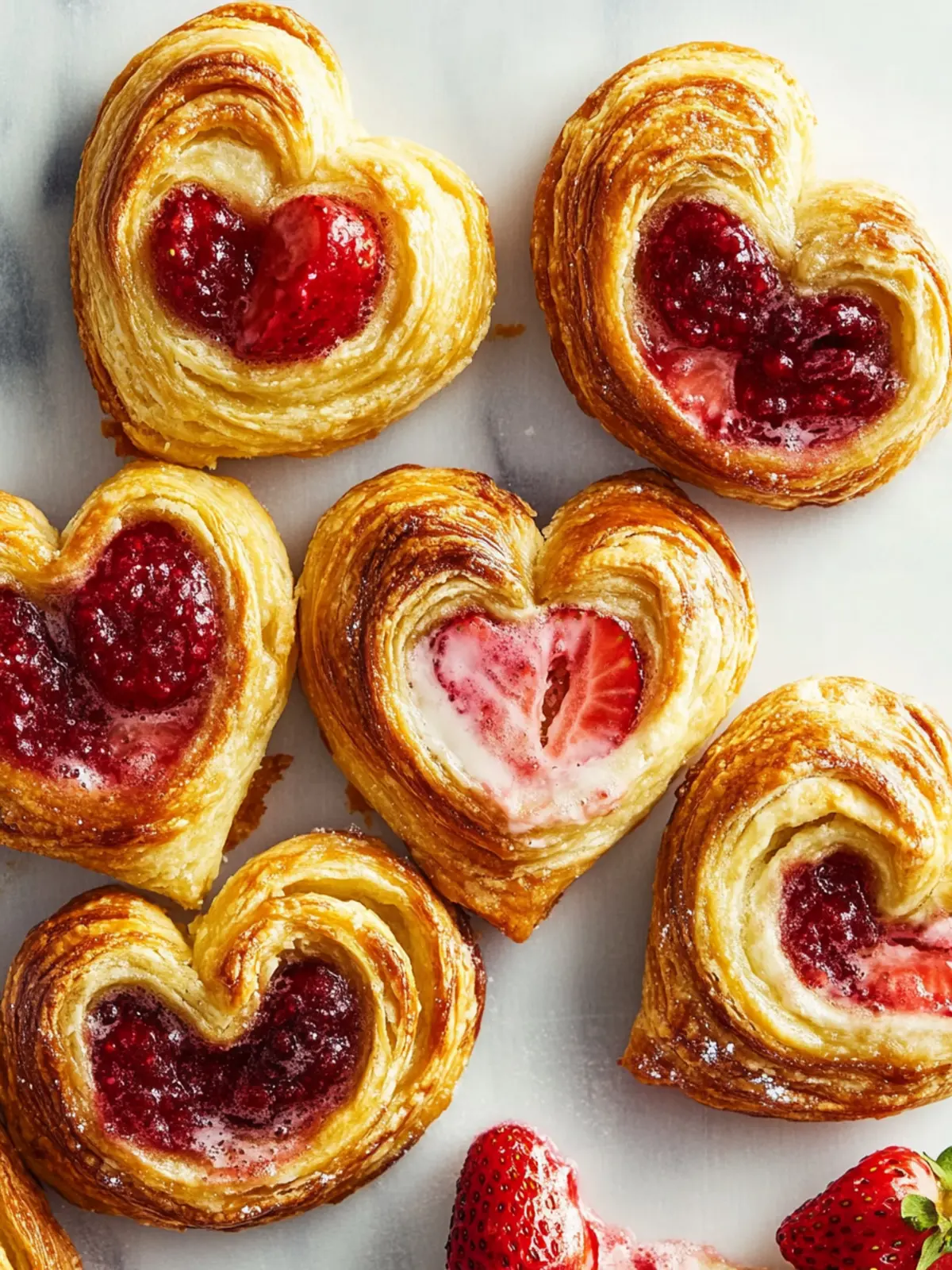 Strawberry Palmiers