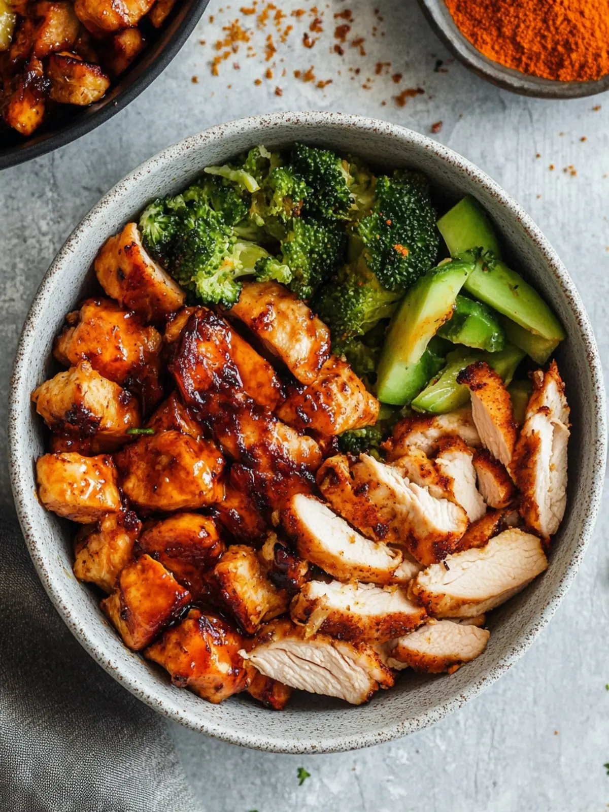 Hot Honey Chicken Bowls – A Flavorful Sheet Pan Delight