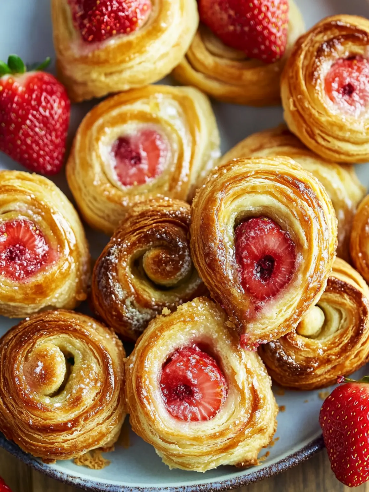 Strawberry Palmiers