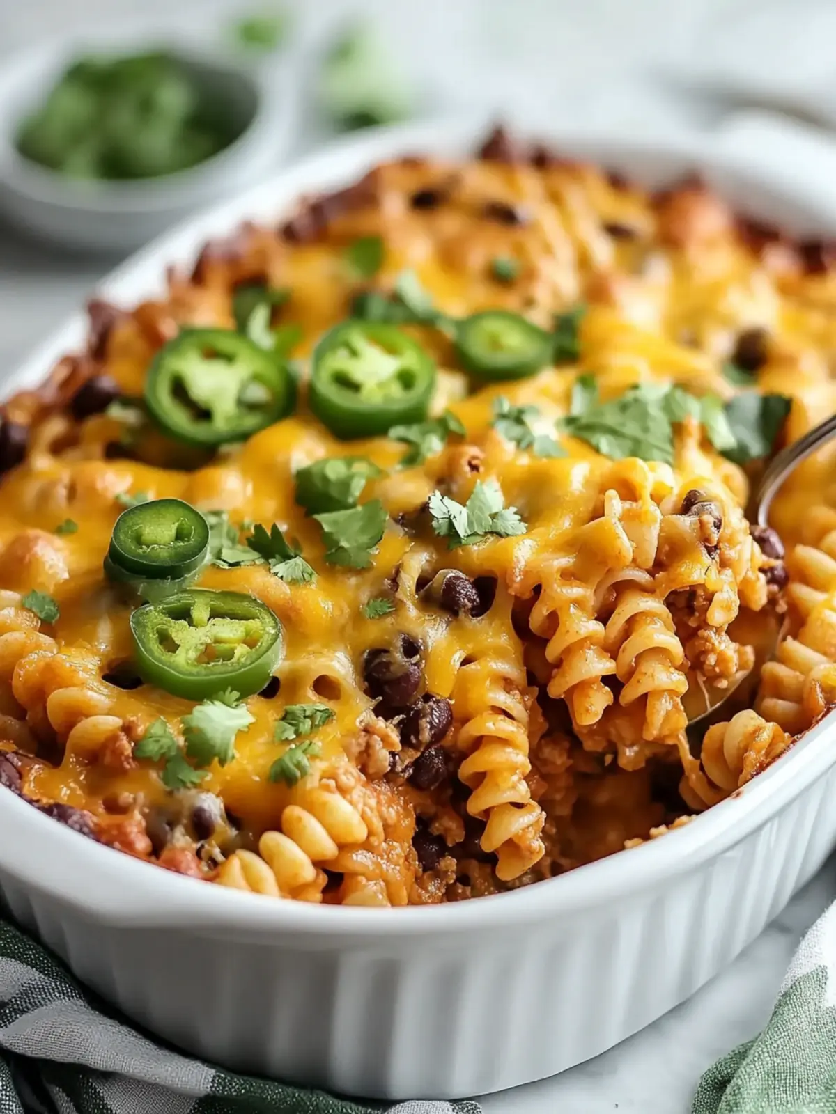 Loaded Taco Pasta Bake