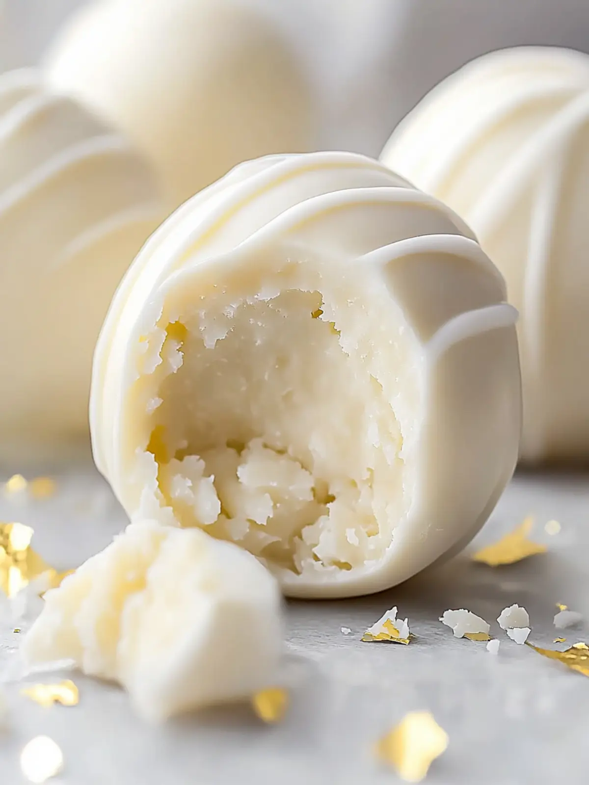 Smooth White Chocolate Truffles