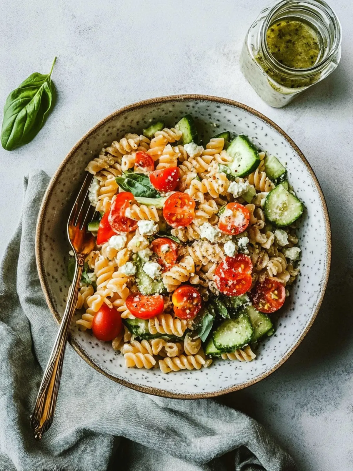 high protein pasta salad
