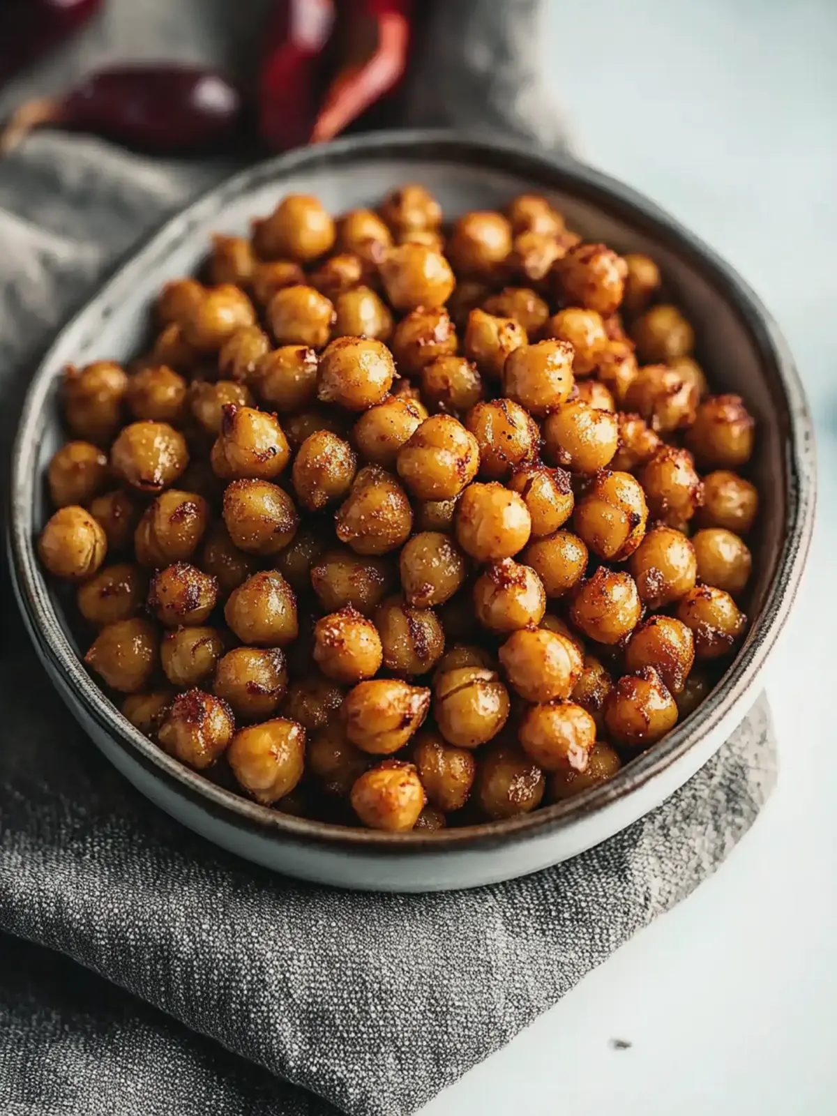 Mouthwatering Spicy Roasted Chickpeas