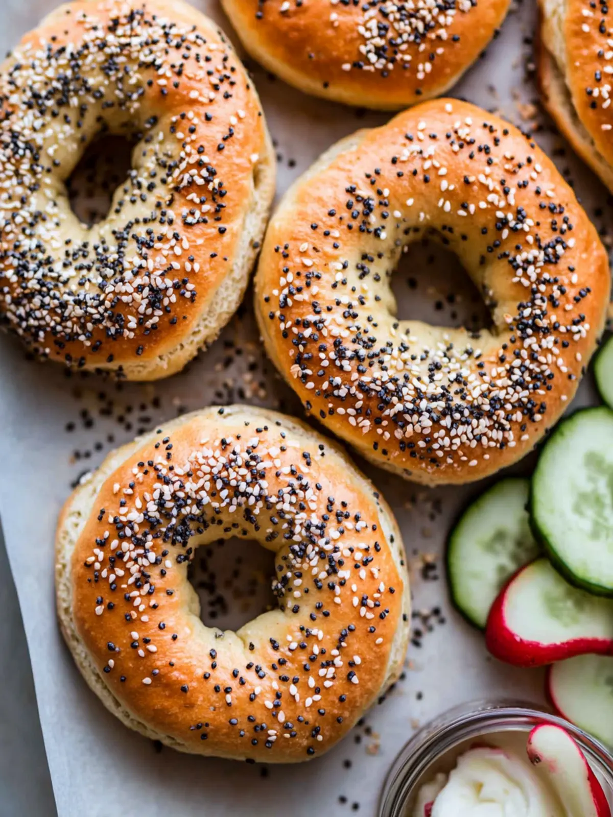 protein bagels with greek yogurt