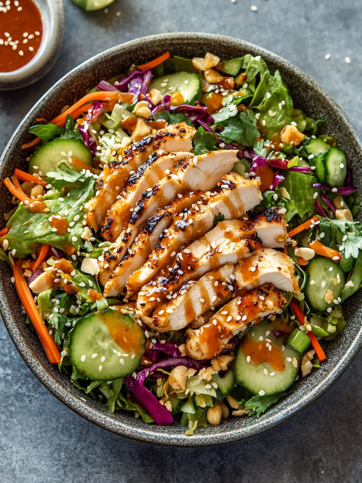Asian Sesame Chicken Salad: Crunchy Goodness in Every Bite