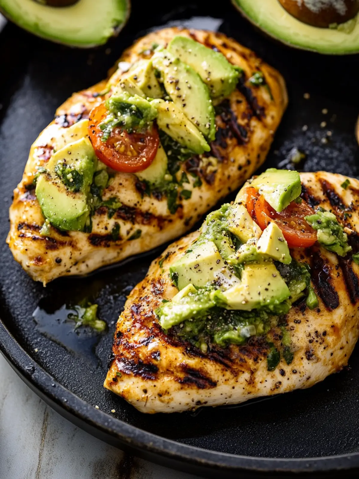 Grilled California Avocado Chicken