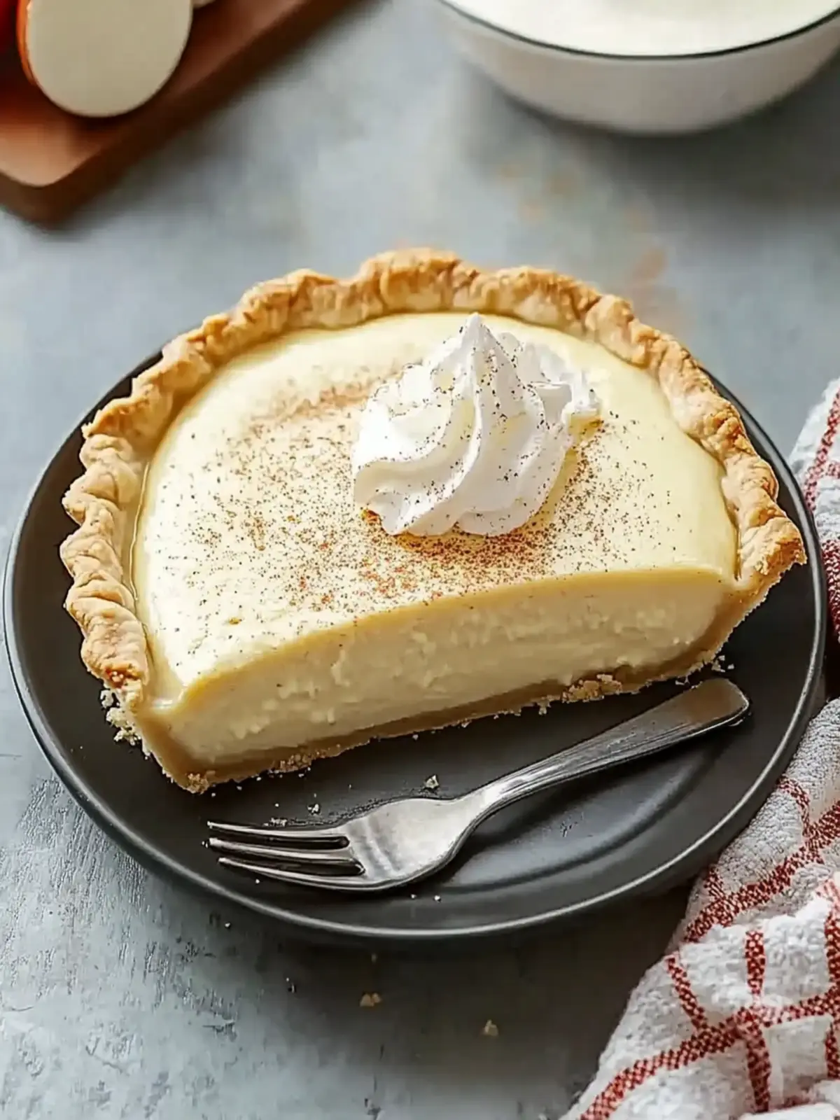 Best Eggnog Pie