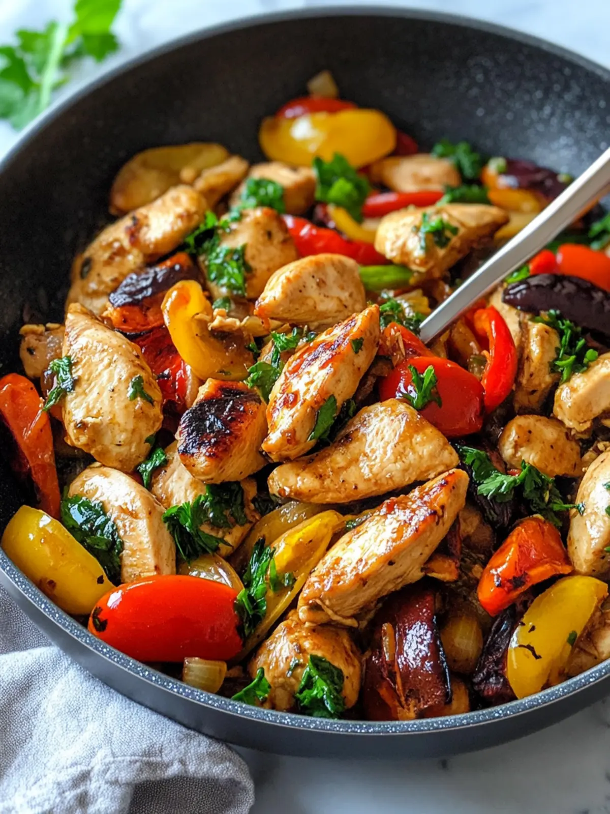 Mediterranean Chicken Stir Fry Recipe