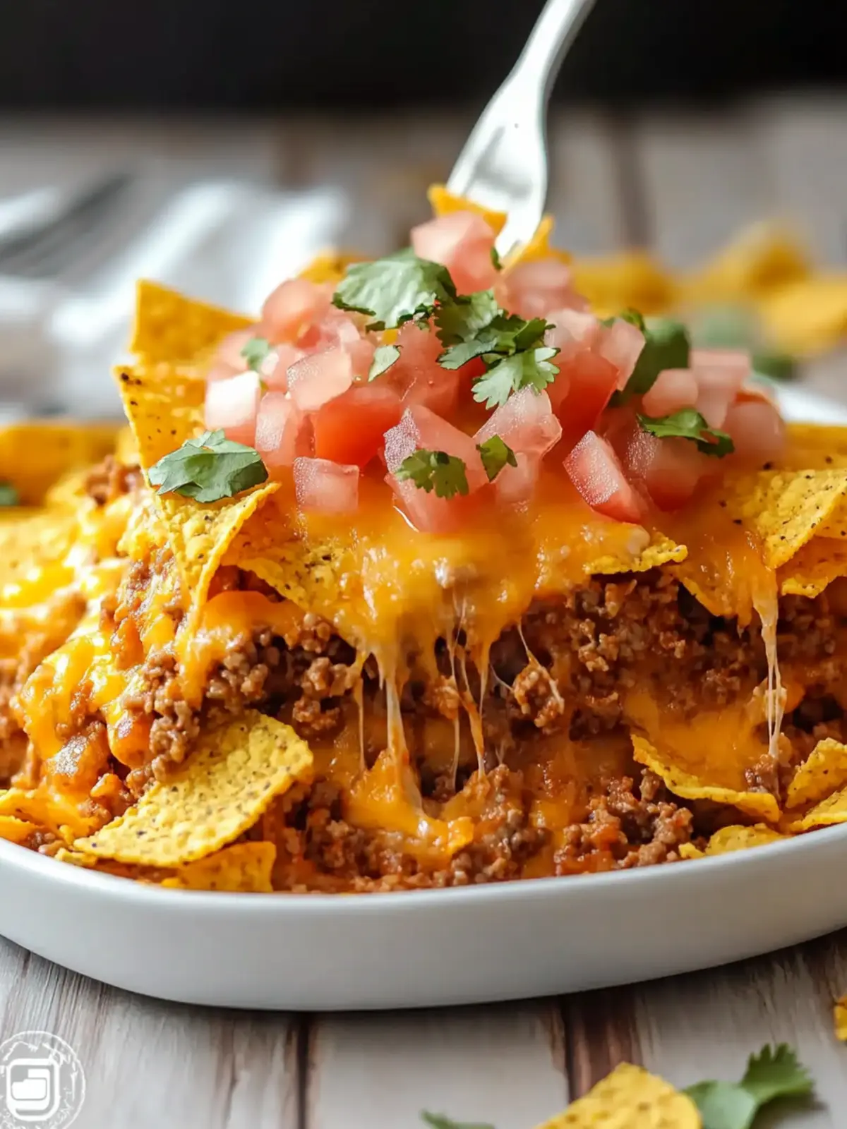 Doritos Taco Casserole with Ground Beef
