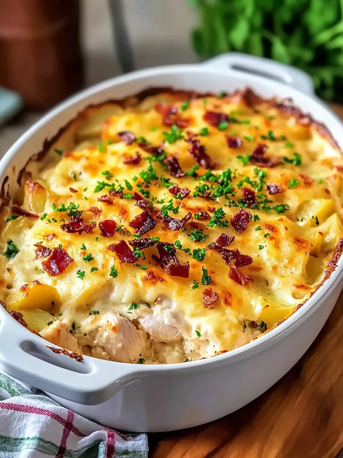 Chicken and Potato Casserole with Cream of Chicken Soup