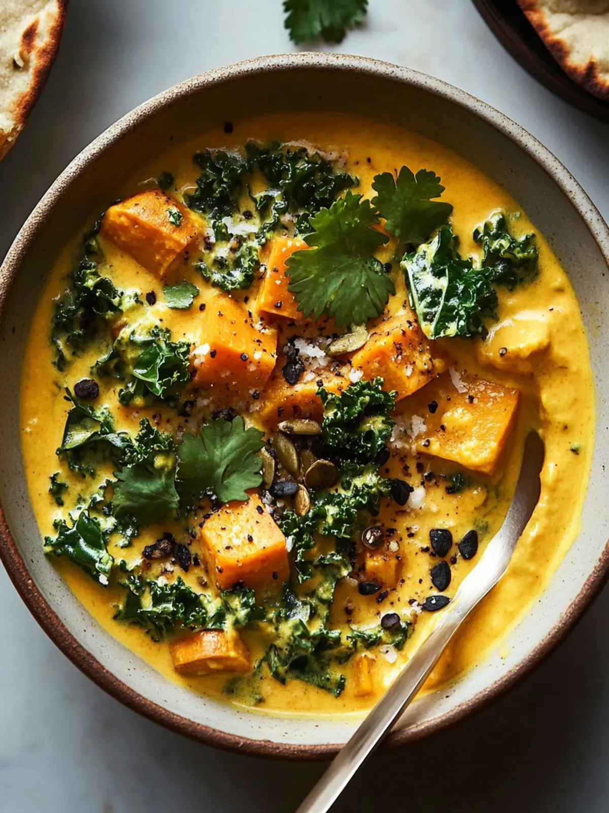 Sweet Potato Kale Coconut recipe