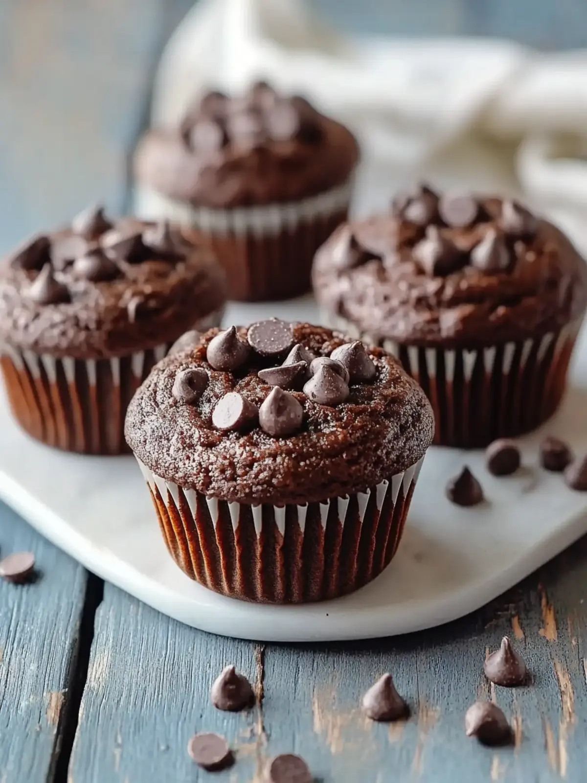 Chocolate Kodiak Cake Protein Muffins