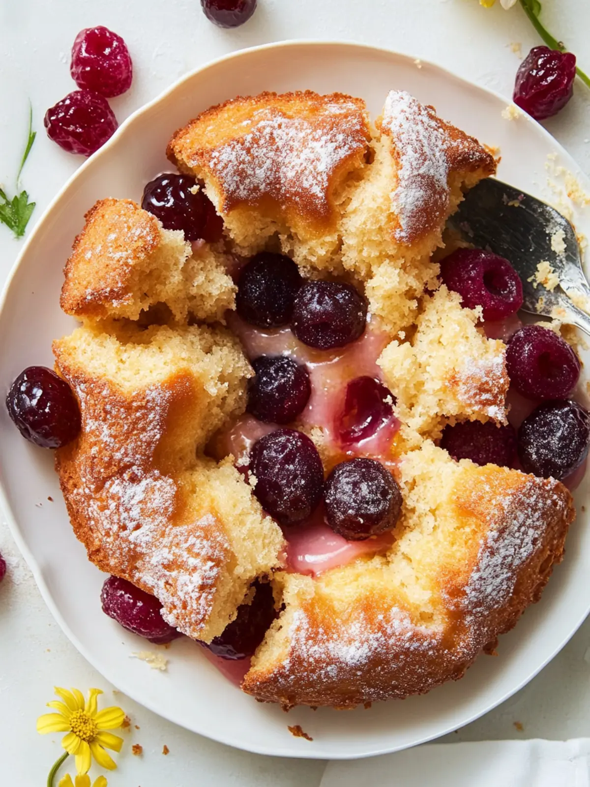 Jelly Donut Breakfast Bake