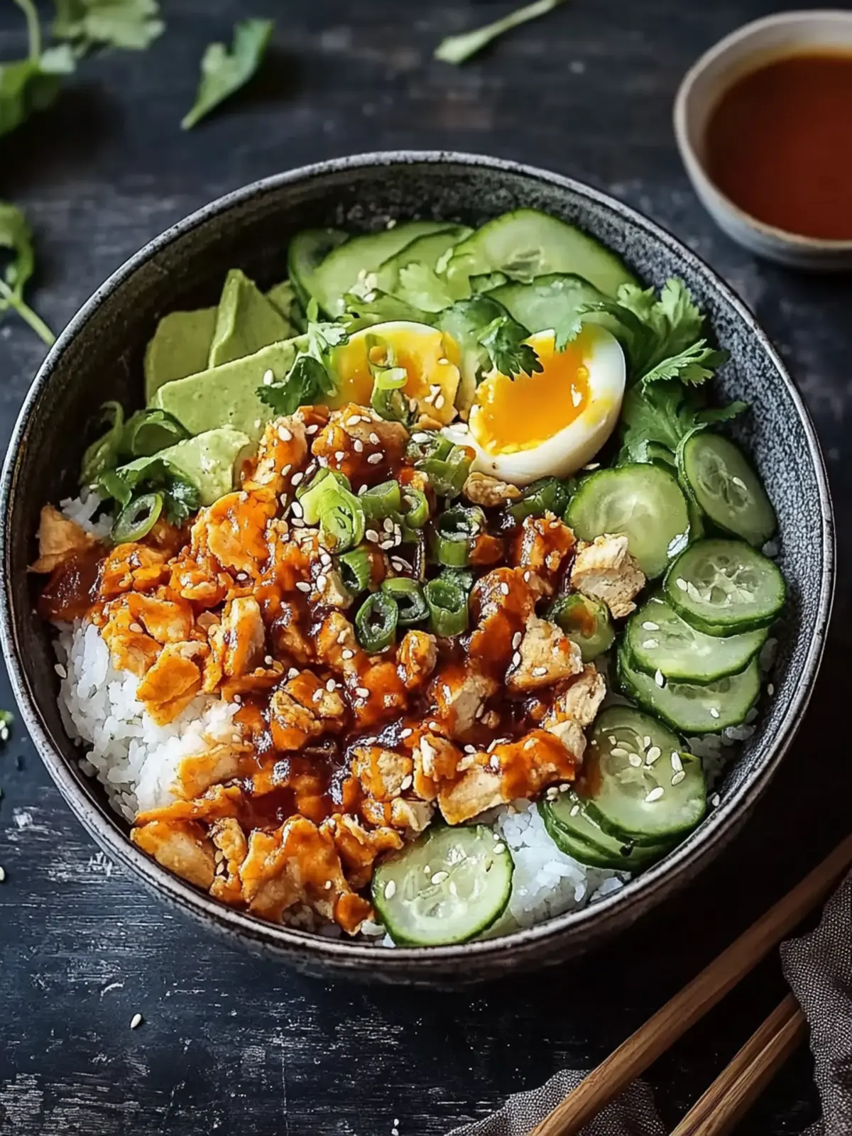 Gesunde Egg Roll in a Bowl