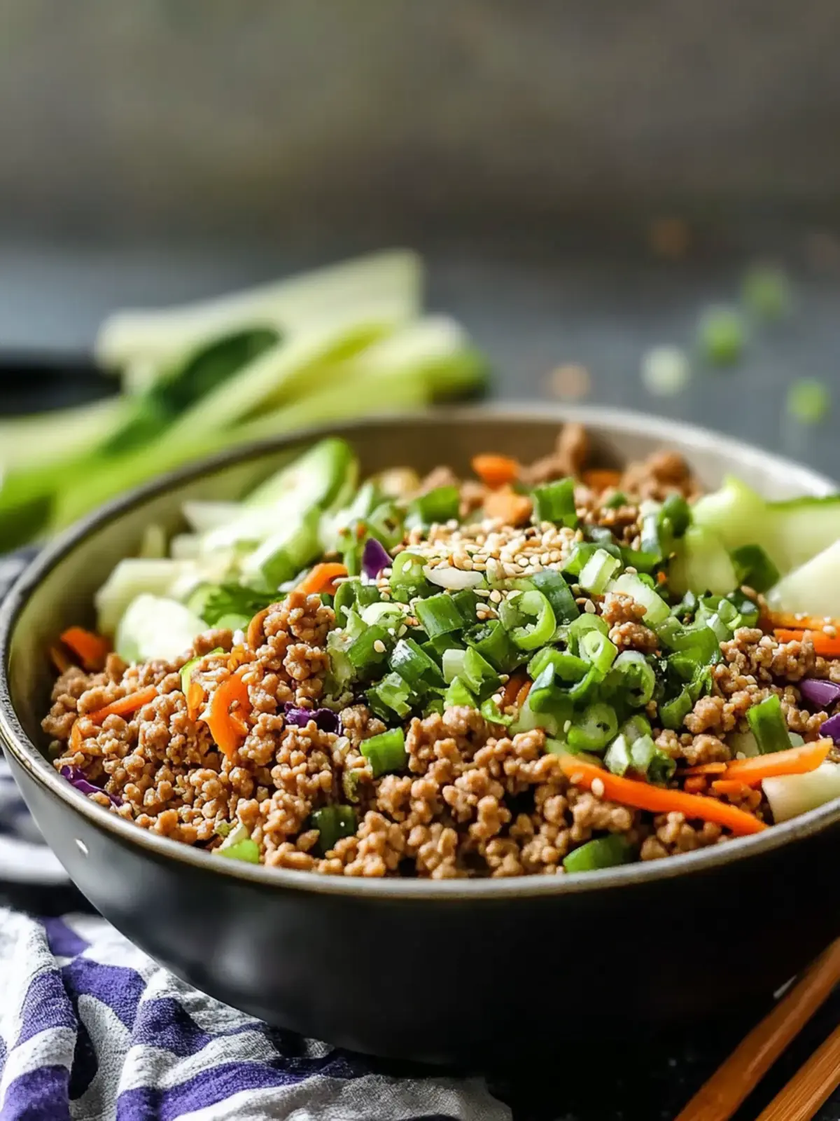 Dairy-Free Ground Turkey Egg Roll in a Bowl