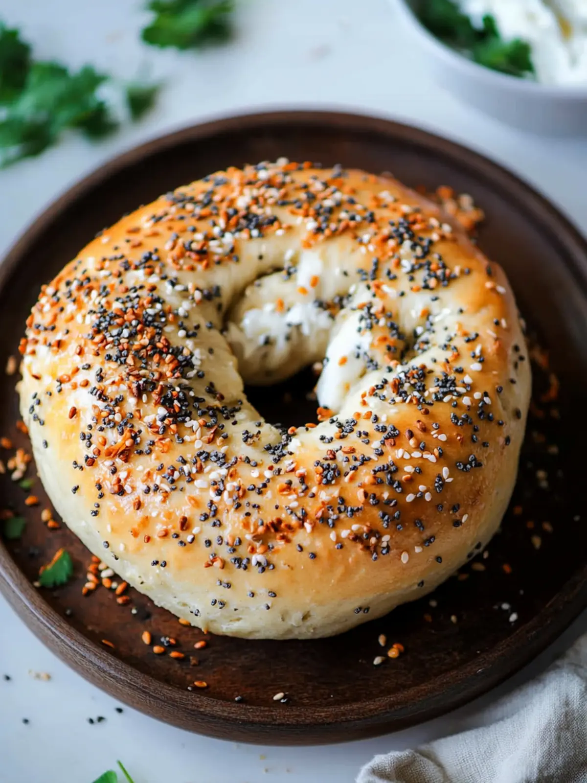 protein bagels with greek yogurt