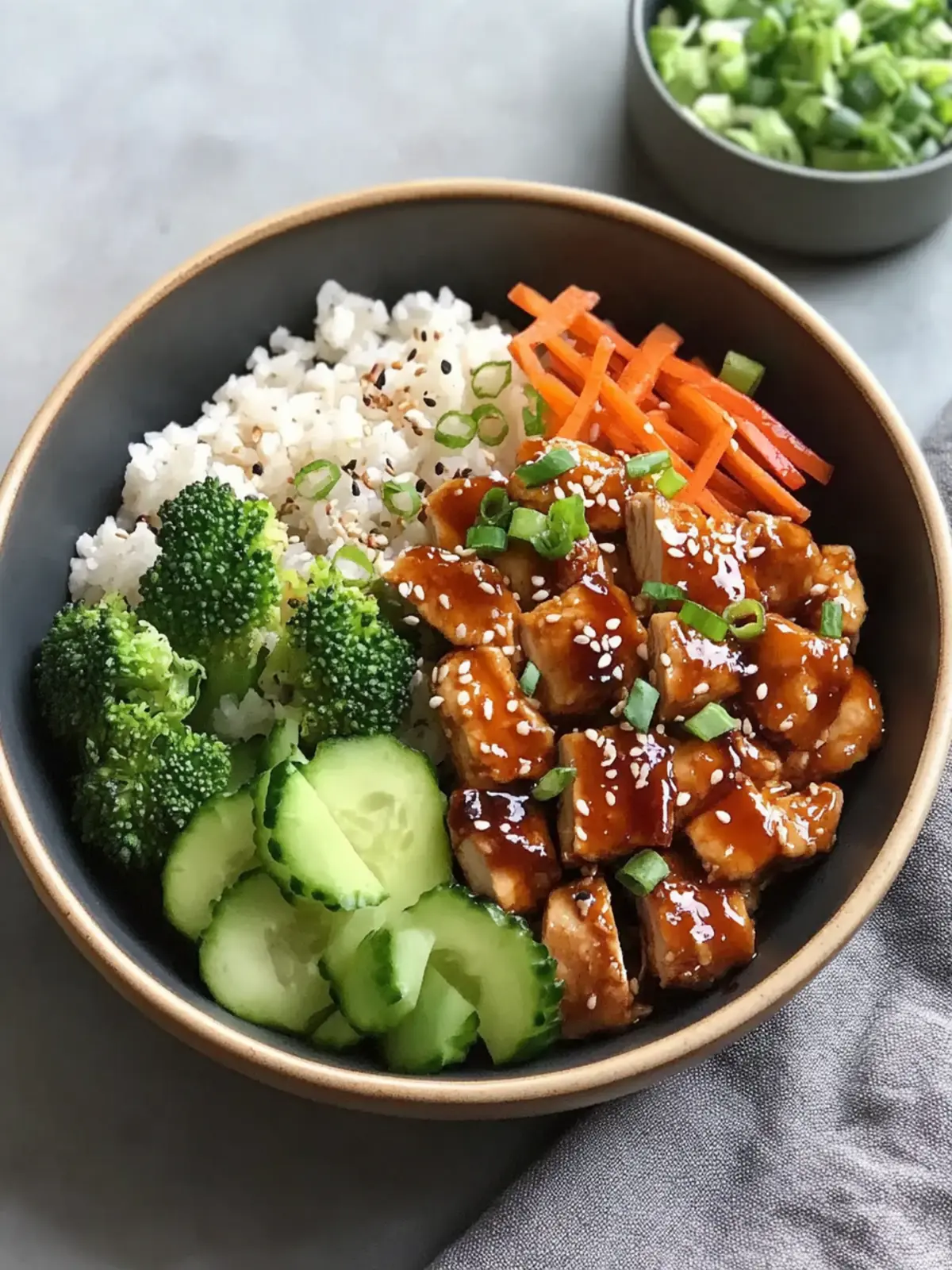Sticky Chicken Teriyaki Bowl