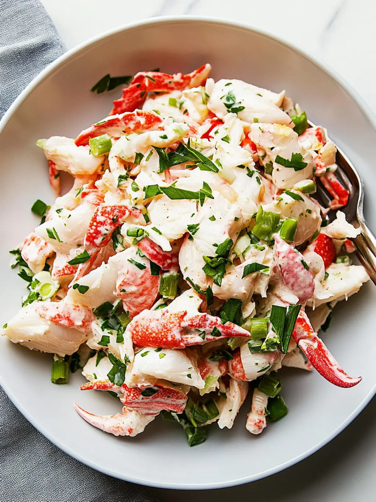 Irresistible Crab Salad Recipe with Creamy Lemon Goodness