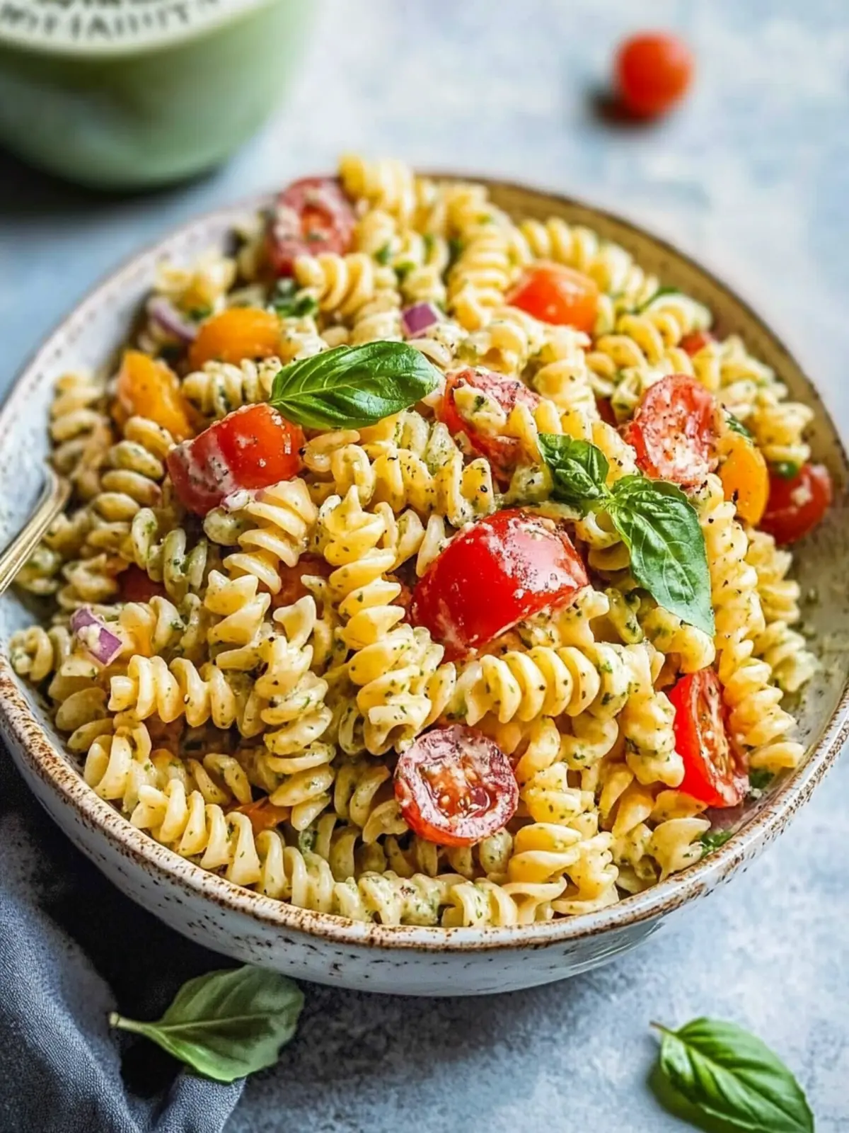 high protein pasta salad