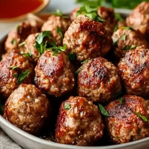 30-Minute Air Fryer Ground Beef Meatballs