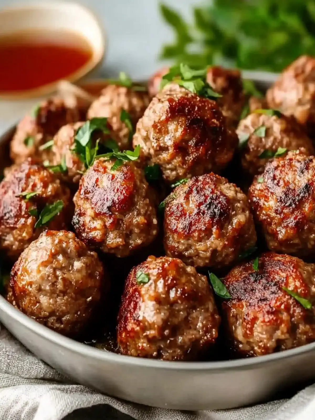 30-Minute Air Fryer Ground Beef Meatballs